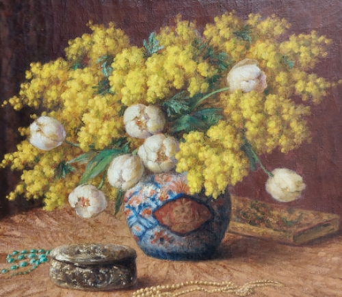 De bloemenschilder Paul Cremers