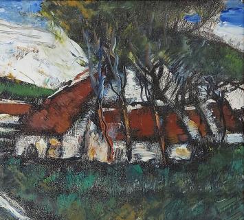 Olieverfschilderij door Blomme