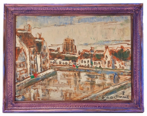 Schilderij van de Belgische kunstenaar Alfons Blomme kopen