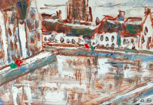 Origineel schilderij van Alfons Blomme kopen