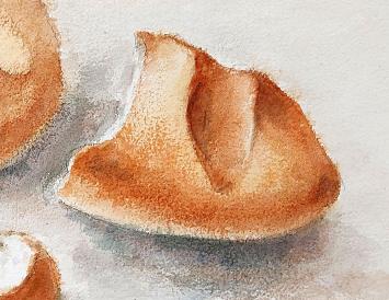 Stilleven, kunstwerk op papier