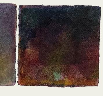 Modern of hedendaags kunstwerk op papier