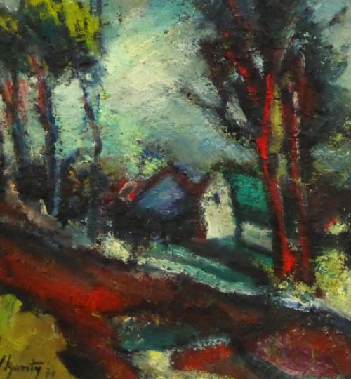 Belgian painter Victor Renty