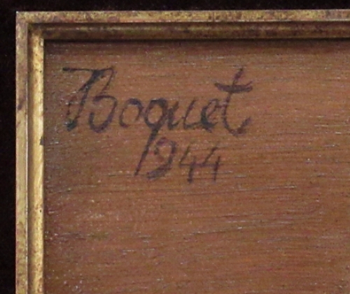 Painting from Belgian artist Jean Boquet