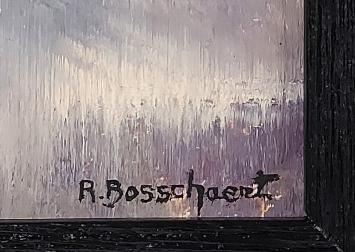 Renaat Bosschaert met molen Hoge Blekker