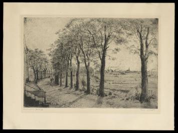 Gesigneerde ets van Romain Malfliet kopen