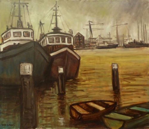 Schilderij van Wilm van der Maas