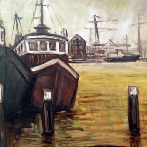 Nederlandse kunstschilder Wilm van der Maas