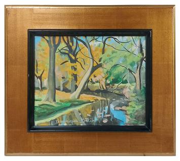 Kunstwerk, schilderij van de Franse kunstenares Dominique Breton kopen