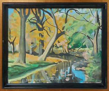 Schilderij van Dominique Breton