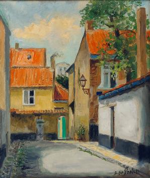 De Belgische schilder Bernard De Pooter