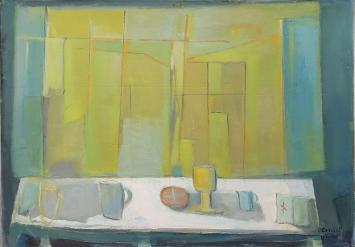 Olieverfschilderij van de kunstenaar Broeder Emiel