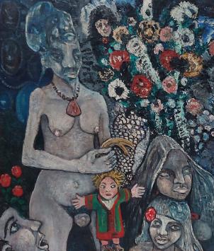 Belgische kunstschilder Jean Broisson