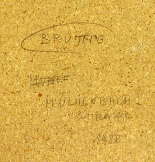 Bruttig Mulhenbachstrasse 1988 