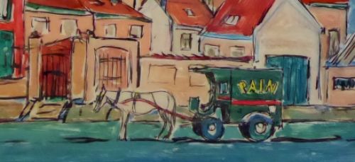 Schilderij door de Belgische kunstenaar wilchar