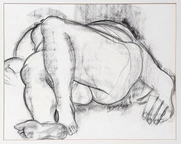 Naakttekening van kunstschilder uit Antwerpen Harry Buyck