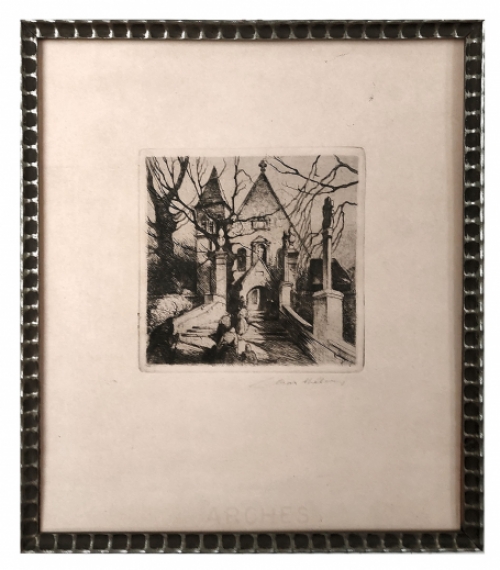 Etching van Camille Barthélemy