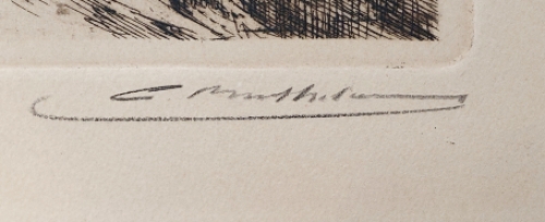 Ets, Lavandieres a houffalize van de Belgische kunstenaar Camille Barthélemy kopen