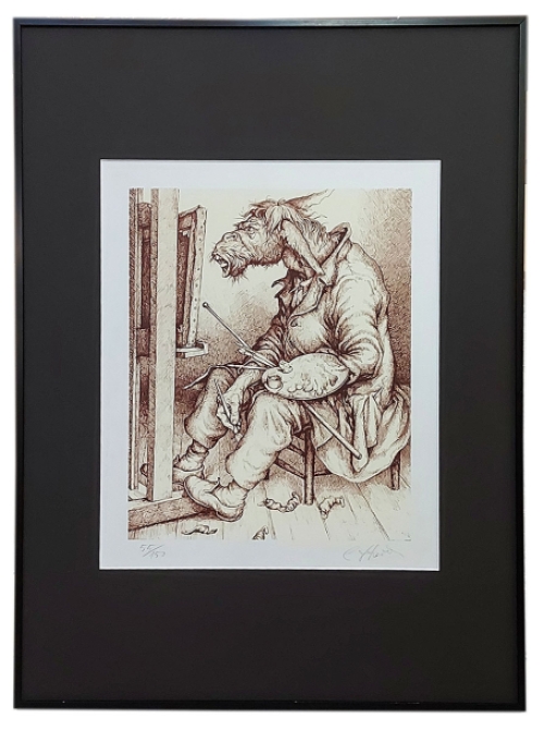 Origineel kunstwerk op papier van Camille d\'Havé kopen