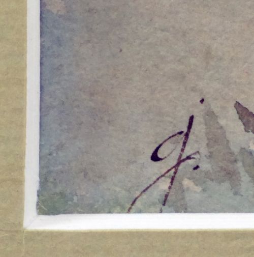 Peintre belge C. Jacquard