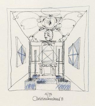 Architecturale litho van Christian Kieckens