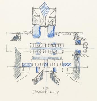 Architecturale litho van Christian Kieckens