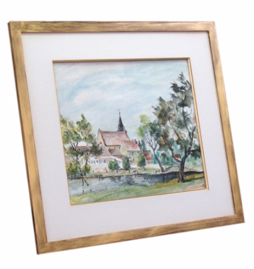 Belgische kunstschilderes Cécile Thollebeek