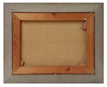 Branding op de Noordzee bij zondondergang