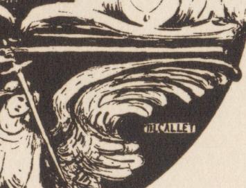 Marguerite Callet-Carcano met een ex libris