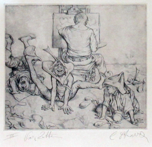 Ets van de Belgische graficus Camille d\'Havé