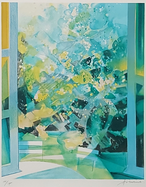 Kleurenlitho van Camille Hilaire kopen