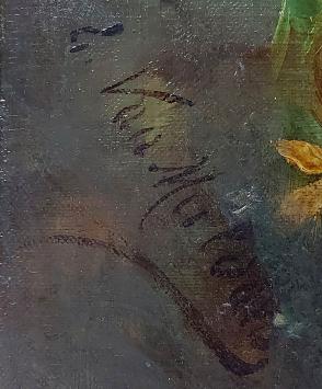 Witte en paarse seringen