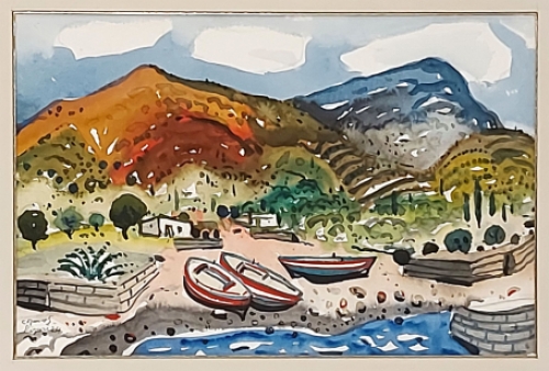 Schilderij van de Belgische kunstschilder Gustave Camus