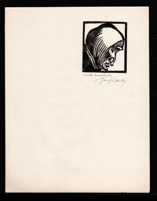 houtdruk Jan Frans Cantré kopen