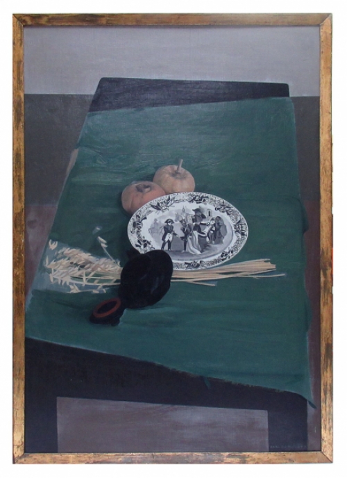 Schilderij van de Belgische kunstenaar Carl De Roover