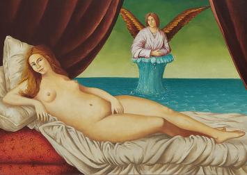 peintre Belge Carl Prévot, peintre Surrealiste