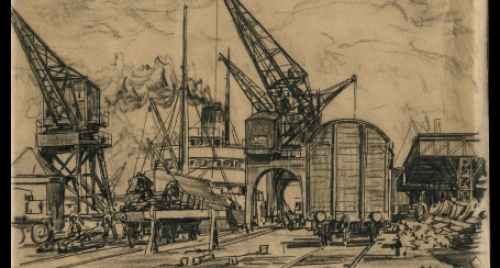 Gesigneerde tekening van Casimir Heymans kopen