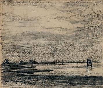 Staketsel in het water van Casimir Heymans kopen