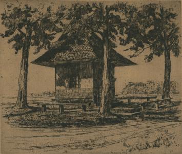 Gesigneerde ets van Casimir Heymans kopen