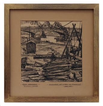 Houtskooltekening uit 1934 van Casimir Heymans kopen