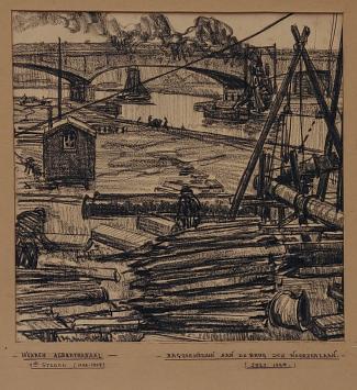 Tekening van de Belgische tekenaar Casimir Heymans