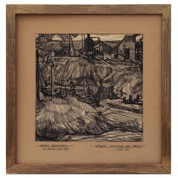 Houtskooltekening uit 1934 van Casimir Heymans kopen