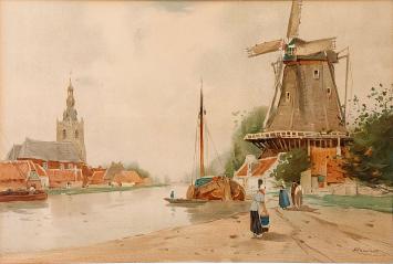 Cassiers, Henri  met een chromolitho uit 1904