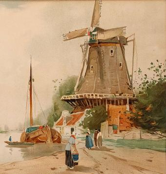 Belgische kunstenaar CASSIERS, Henri (1858-1944)