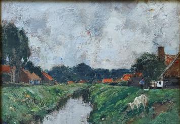 Belgische kunstenaar Henry Cassiers