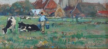 Landschapsschilderij van H. Cassiers kopen