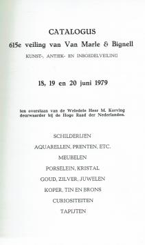 2033. 615e veiling van Van Marcle & Bignell