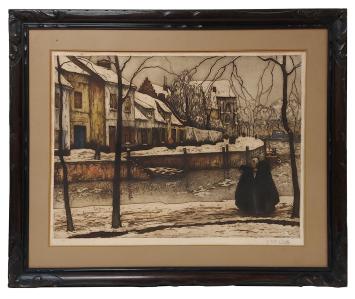 Ets van de Belgische etser Julien Célos