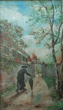 De Belgische kunstenaar Charles Aerens