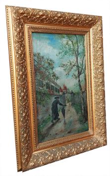 Il dine au chateau 1904